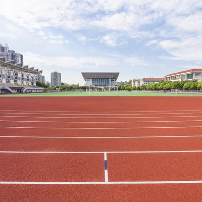 ভালো দাম IAAF সার্টিফিকেট সিন্থেটিক অ্যাথলেটিক ট্র্যাক স্কুলের জন্য প্রিফেব্রিকেটেড সিস্টেম অনলাইন