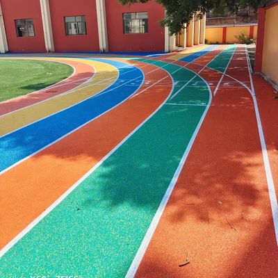 ভালো দাম EPDM এসবিআর গ্রানুলস উপাদান সহ 13 মিমি পুরু অ্যাথলেটিক রানিং ট্র্যাক অনলাইন