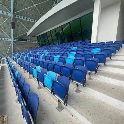 ভালো দাম Anti Aging Fixed Plastic Stadium Chair For Arena Sport Field OEM অনলাইন