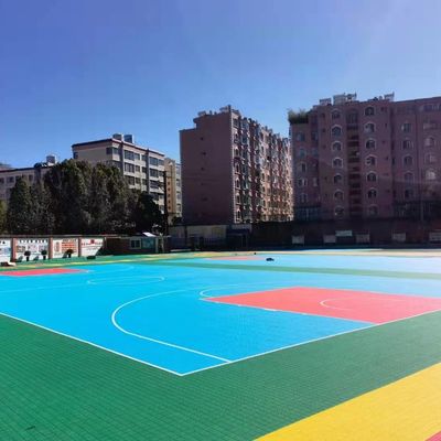 ভালো দাম হাই ইমপ্যাক্ট 15 মিমি বেধ হেক্সাগন পৃষ্ঠ পিপি টাইলস স্পোর্টস ফ্লোরিং ইন্টারলকিং স্পোর্টস ফ্লোরিং অনলাইন