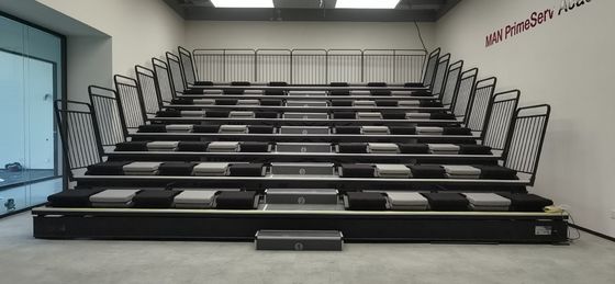200 - 500 জনের ধারণক্ষমতা রস্ট এবং জারা প্রতিরোধী retractable bleacher আসন