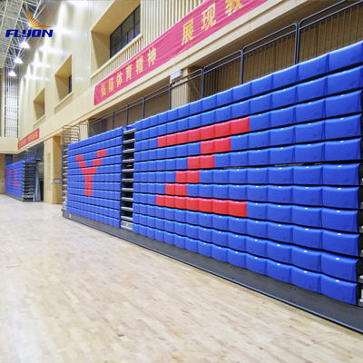 ভালো দাম কাস্টমাইজড ইনডোর retractable bleachers অ্যালুমিনিয়াম উপাদান কাস্টমাইজড প্রয়োজনের জন্য ঐচ্ছিক হ্যান্ডেল অনলাইন