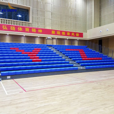 ২০০-৫০০ জন ধারণক্ষমতা প্রসারিত ব্লিচারের আসন কাস্টম প্রস্থ সোজা বা বাঁকা কনফিগারেশন