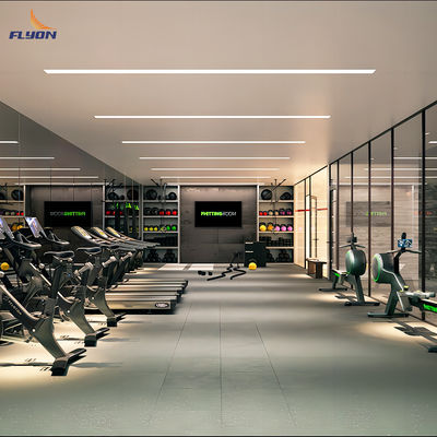 জিম খেলার মাঠের জন্য অ্যান্টি-স্লিপ রাবার ফ্লোর ম্যাট 15-45 সেমি পুরু