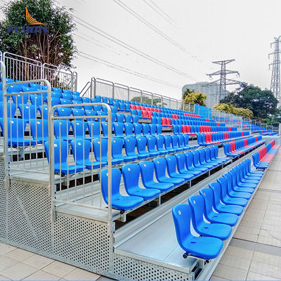 ভালো দাম Temporary Outdoor Chairs Gym Aluminum Bleachers with Plastic Seats অনলাইন