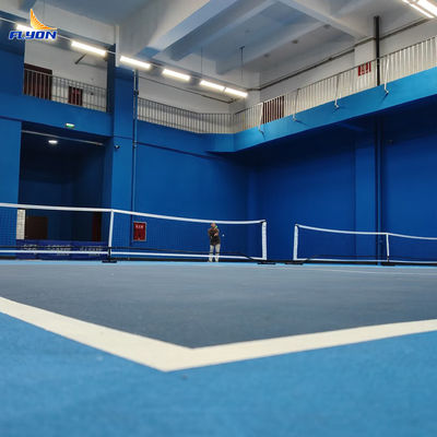 ভালো দাম কোর্ট আকার বিকল্প 44 * 20 ফুট বা 60 * 30 ফুট পিকলবল কোর্ট ম্যাট রোল ইনস্টলেশন আর্সিলিক লেপ ক্রিস্টাল বালি শীর্ষ স্তর সঙ্গে অনলাইন