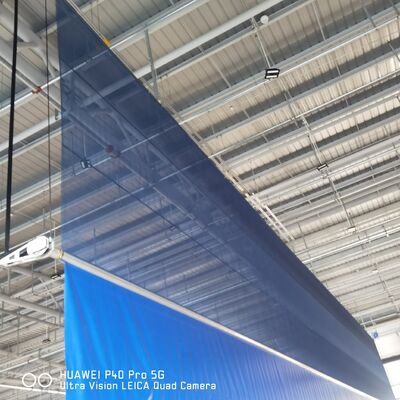 বৈদ্যুতিক নিয়ন্ত্রণ ব্যবস্থা অগ্নি-প্রতিরোধী পরিবেশ বান্ধব বিভাজক পর্দা পার্টিশন পর্দা