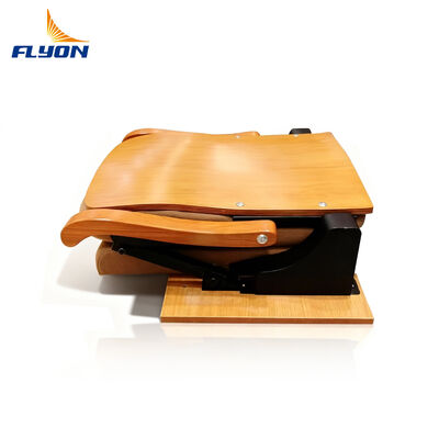 সিনেমা, কনফারেন্স হল এবং ইভেন্টের জন্য টেকসই নরম প্যাডেড প্রত্যাহারযোগ্য গ্র্যান্ডস্ট্যান্ড অ্যাডজাস্টেবল ফ্রন্ট মাউন্টেড আপহোলস্টার্ড সিট