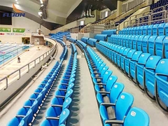 স্টেডিয়ামে বসার জন্য উচ্চ আবহাওয়া প্রতিরোধী প্লাস্টিকের স্টেডিয়াম বেঞ্চ